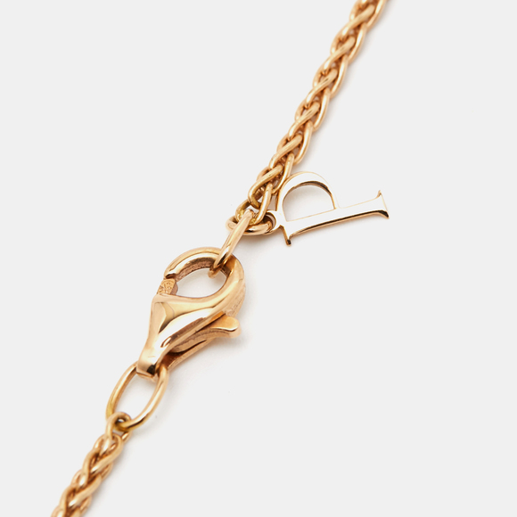 PIAGET Possession Malachite Diamond 18k Rose Gold Necklace - Picture 4 of 7